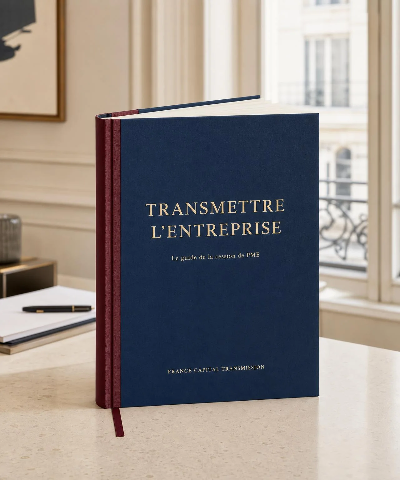 Couverture du livre blanc Transmettre votre entreprise, le guide de la cession de PME